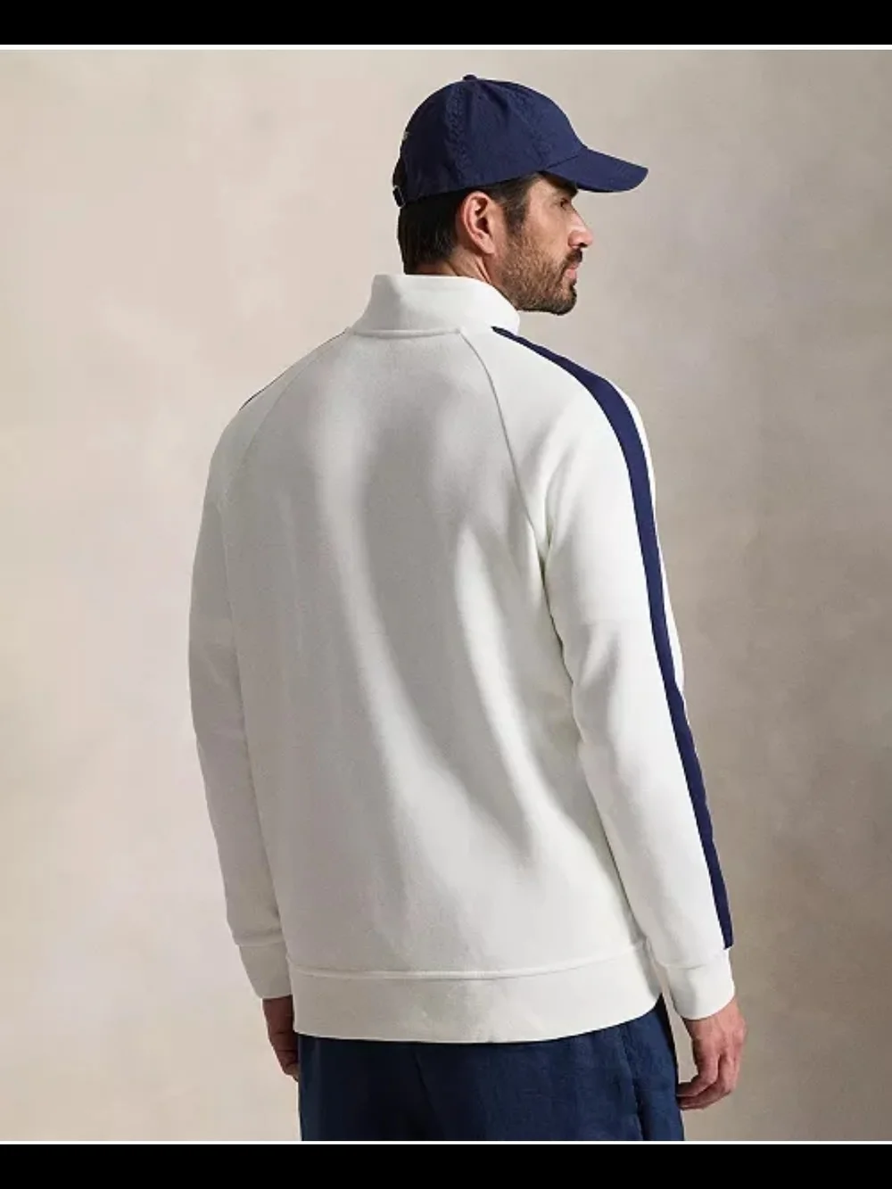 Polo Ralph Lauren Men's Big & Tall Double-Knit Track Polo Logo Jacket Size 2LT